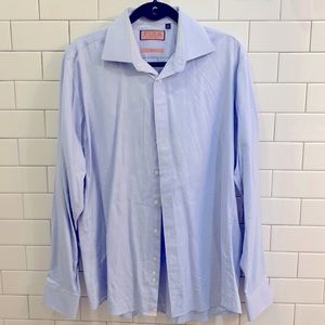Thomas Pink blue dress shirt. 16.5 slim fit.